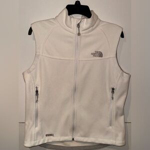 The North Face Cream Fleece Vest